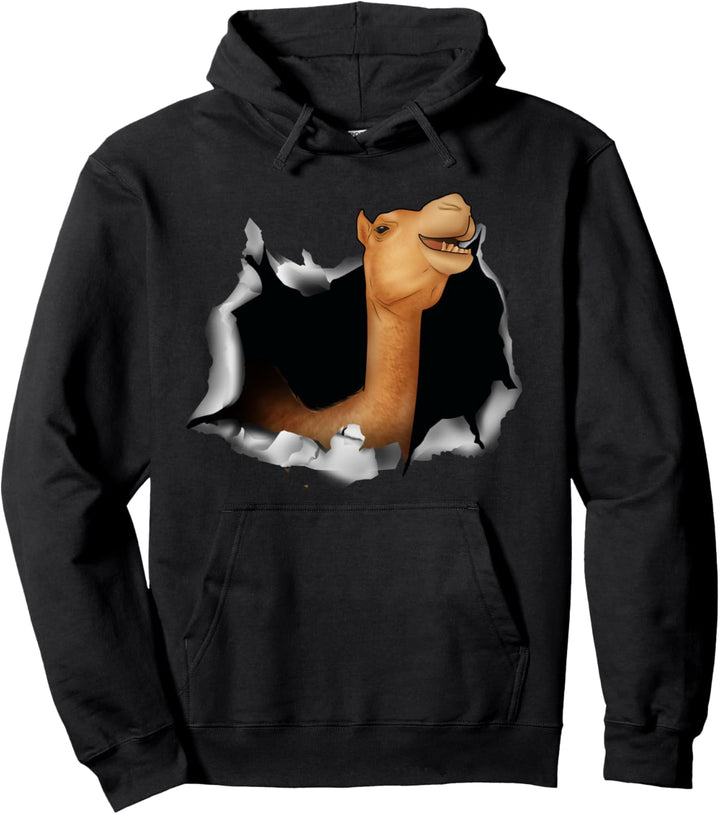 Kamel von innen Dromedar Geschenk Kamel Pullover Hoodie