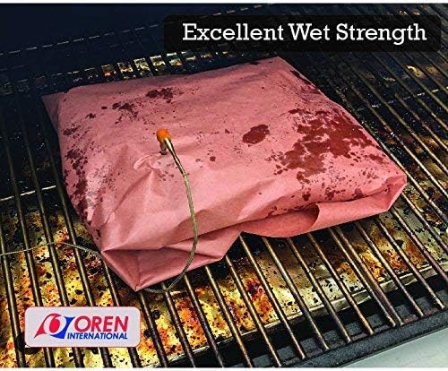 Oren Pink Butcher Paper BBQ Kraftpapier - 300m x 61cm - Das ORIGINAL Butcher Papier aus USA für perf