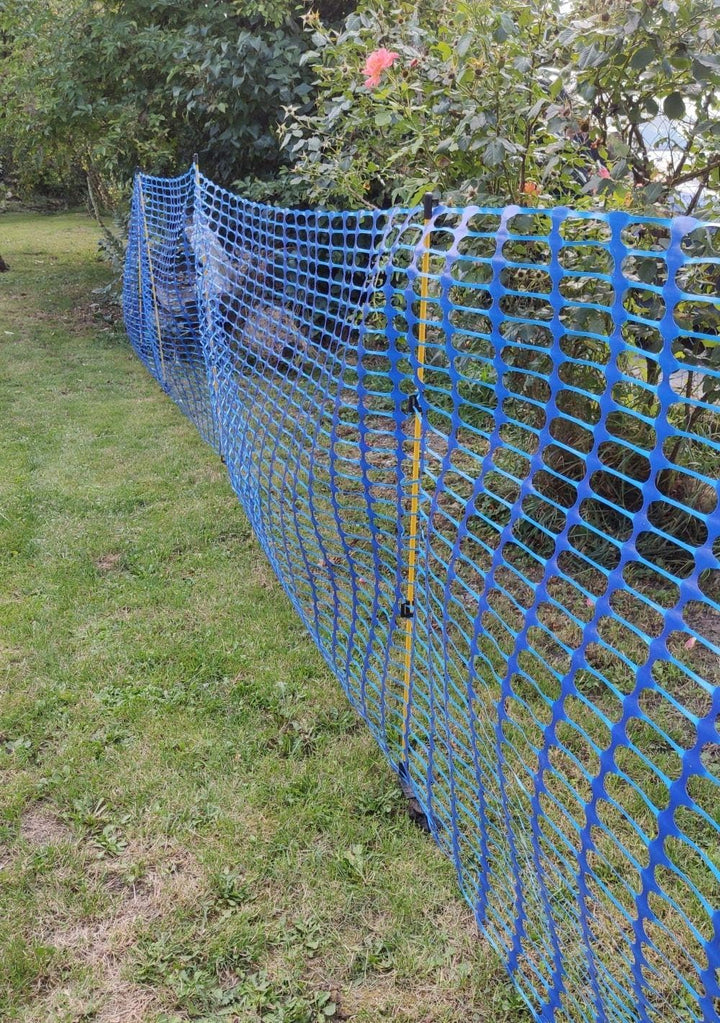 Callieway Agility Parcoursabgrenzung, Hundezaun, Sicherheitszaun, Bauzaun, Campingzaun blau, extra r