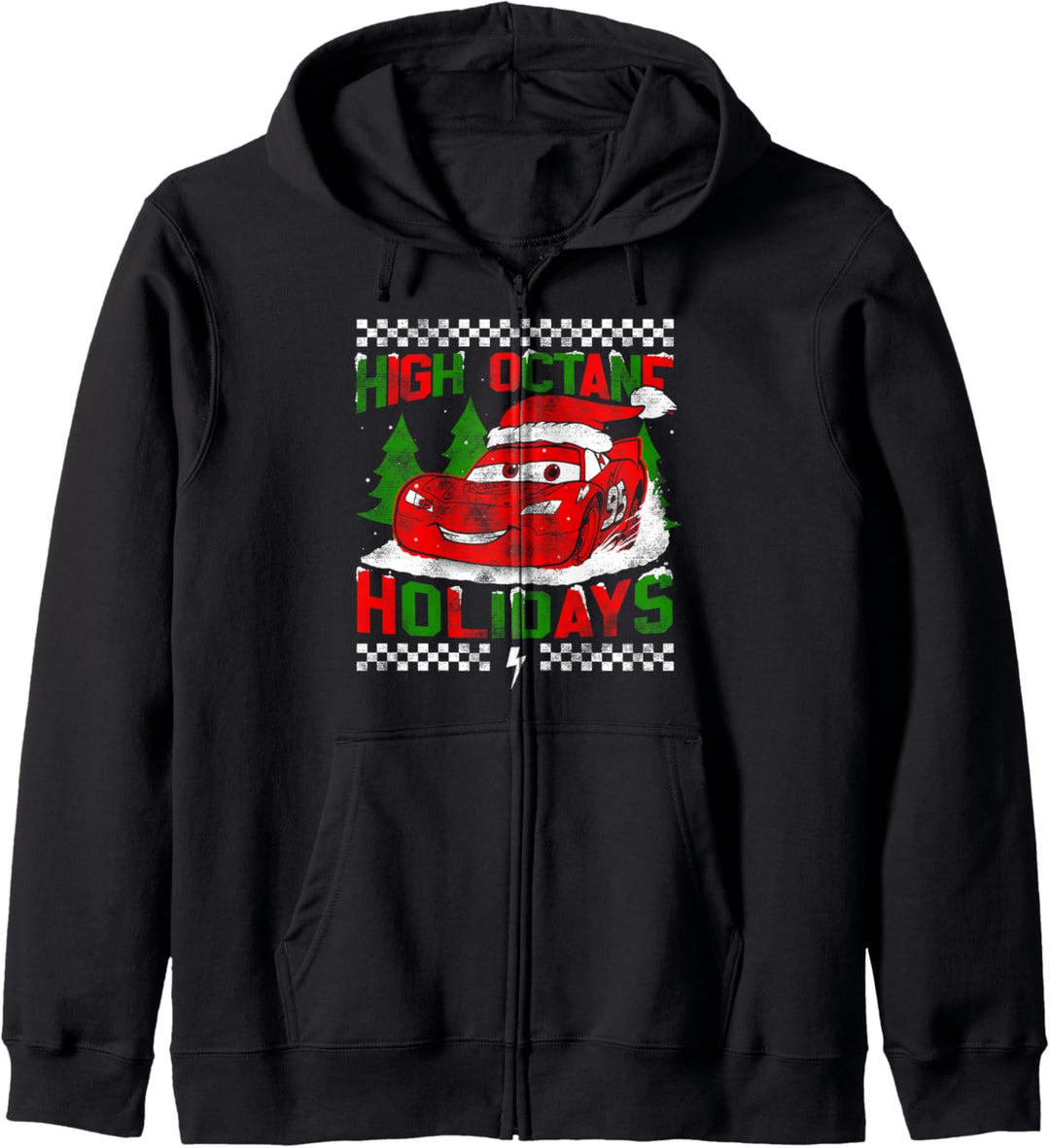 Disney Pixar Weihnachten Cars Lightning High Octane Holidays Kapuzenjacke