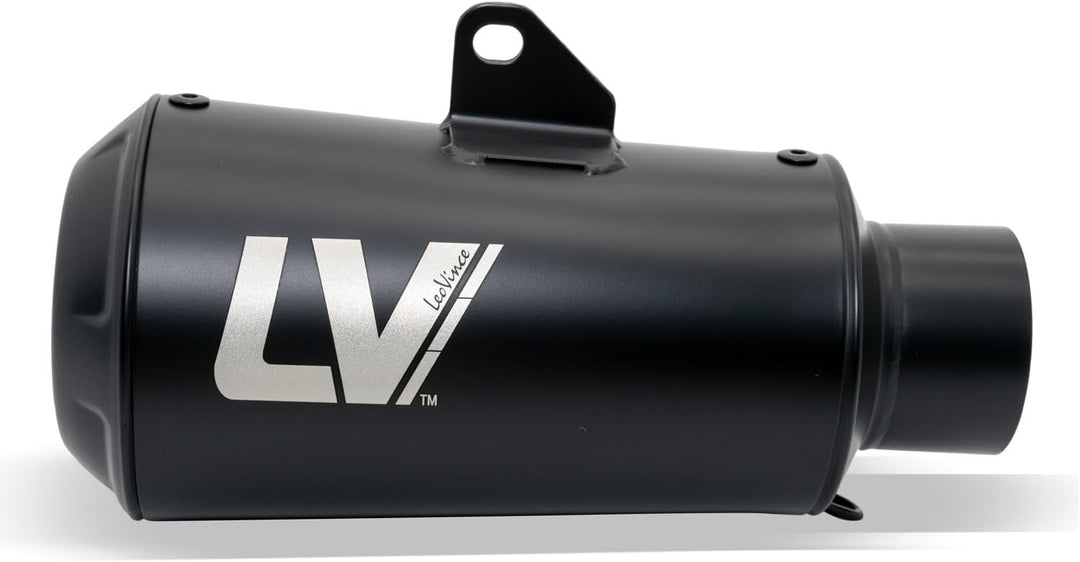 Endschalldämpfer LeoVince SLIP-ON SBK LV-10 FULL BLACK, Edelstahl schwarz, mit Zulassung für Kawasak