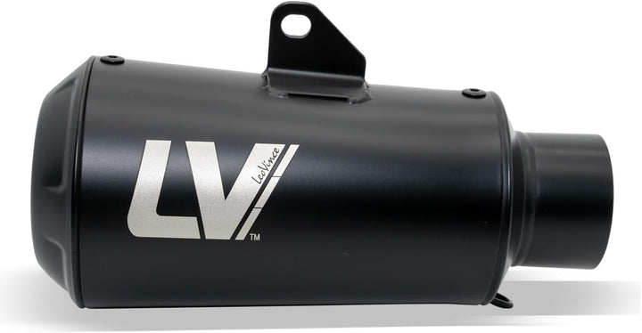 Endschalldämpfer LeoVince SLIP-ON SBK LV-10 FULL BLACK, Edelstahl schwarz, mit Zulassung für Kawasak