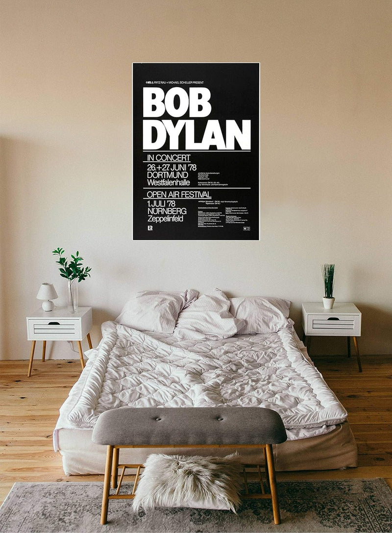 Bob Dylan and His Band - Hard Rain, Dortmund & Nürnberg 1978 » Konzertplakat/Premium Poster | Live K