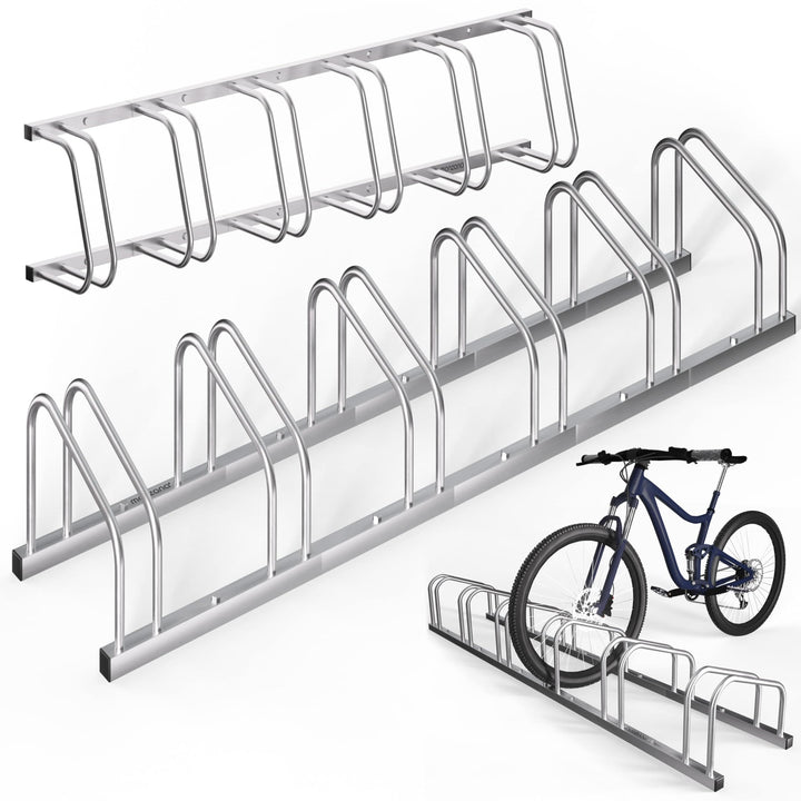 MONZANA® Fahrradständer für 6 Fahrräder 30-65 mm Reifenbreite 37 cm Radabstand Radständer Mehrfachst