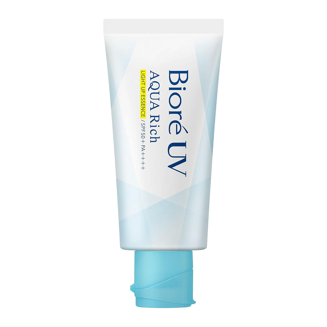 Biore UV Aqua Rich Light Up Essence 70g SPF50 +/PA ++++ Blotting Paper Set