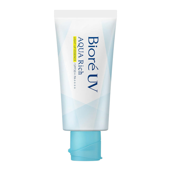 Biore UV Aqua Rich Light Up Essence 70g SPF50 +/PA ++++ Blotting Paper Set