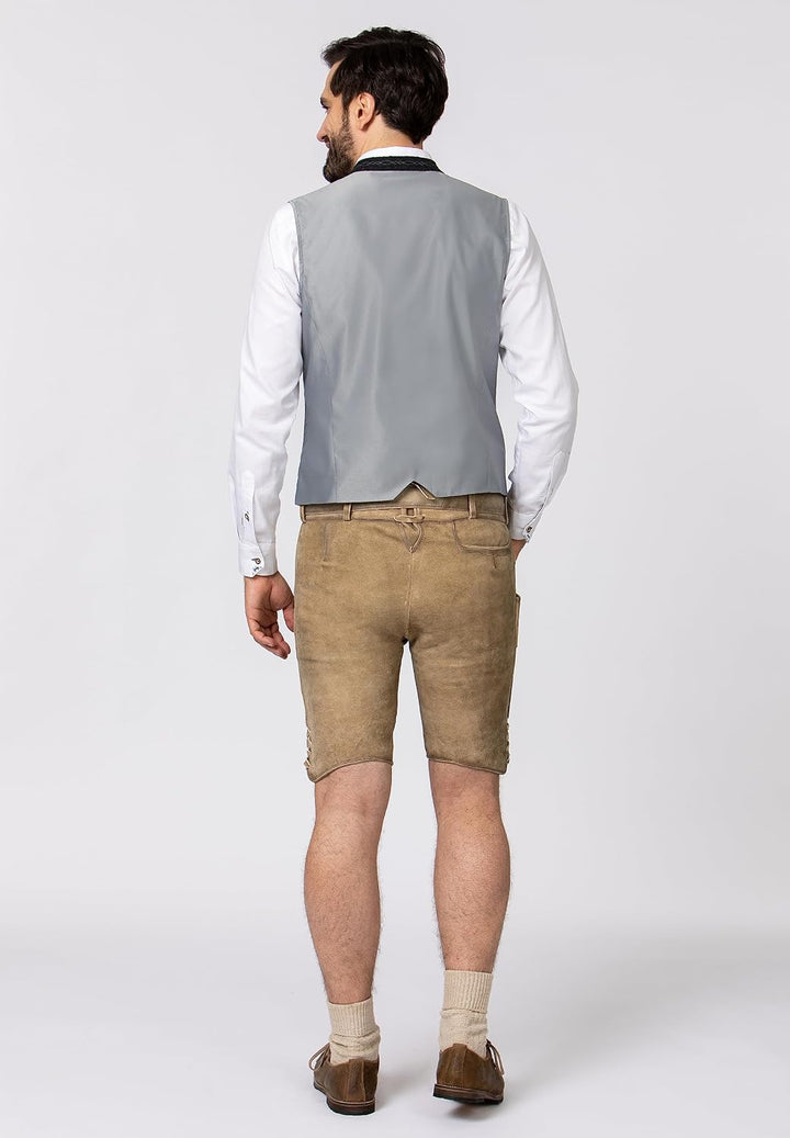 Stockerpoint Herren Trachtenweste 48 grau anthrazit, 48 grau anthrazit
