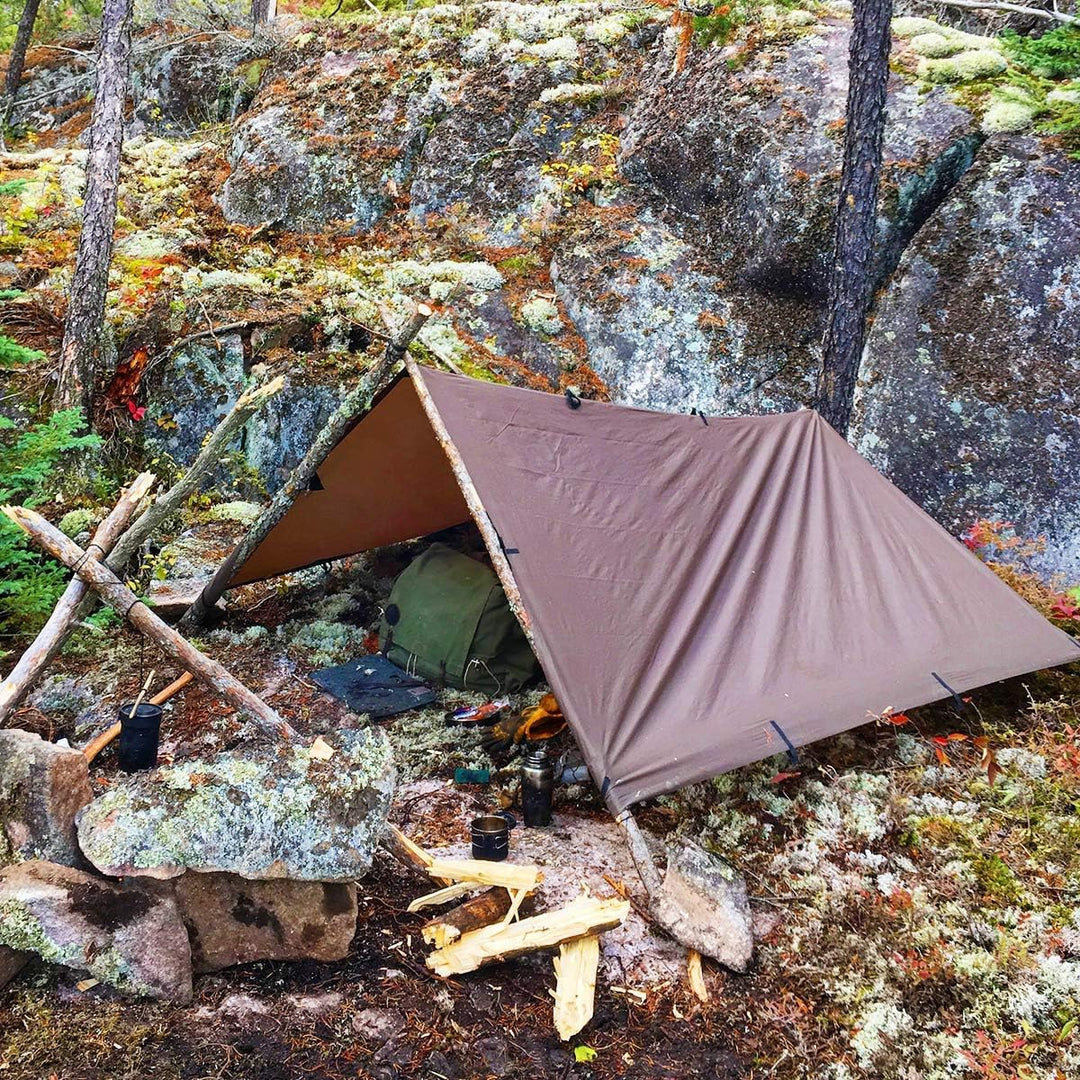 DD Plane, 3 m x 3 m, leicht, vielseitig und robust, Coyote Brown Braun, Braun