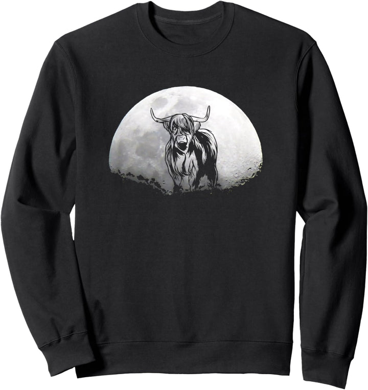 Schottische Hochlandrind Landwirt Highland Cattle Sweatshirt
