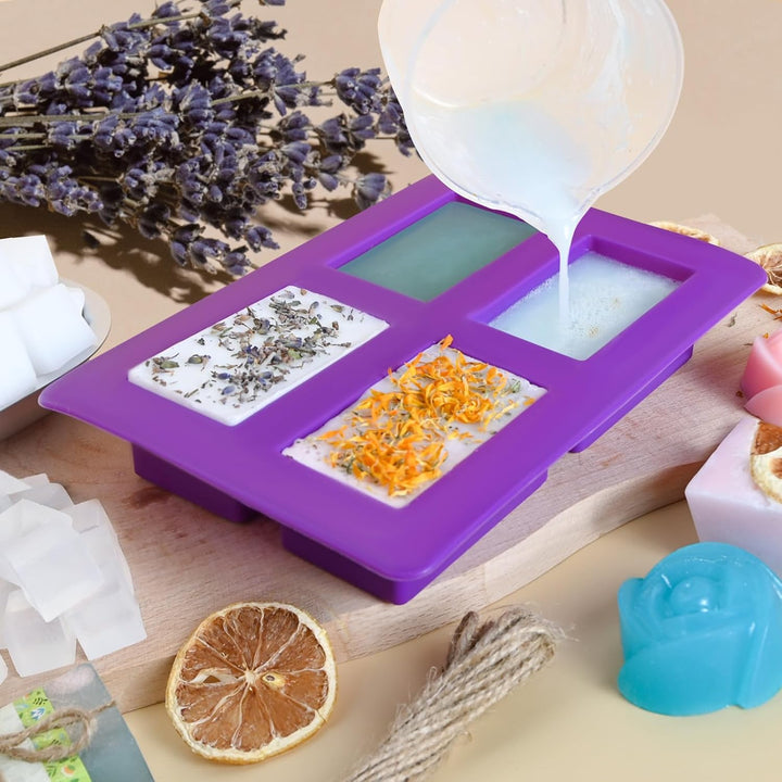 Vezerd Seife Selber Machen, Kreative Bastelset Erwachsene DIY Set | Seifenherstellung mit Seifenform