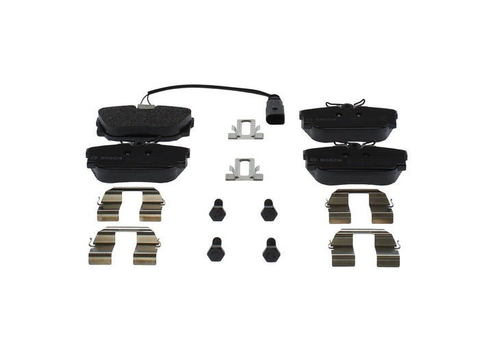 Bosch BP457 Bremsbeläge - Hinterachse - ECE-R90 Zertifizierung - vier Bremsbeläge pro Set