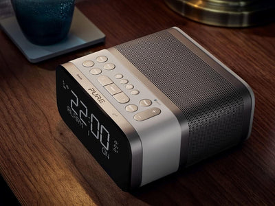 Pure Siesta S6 Bluetooth Radiowecker (Digitalradio, CrystalVue Display, Bluetooth, DAB/DAB+ und UKW,