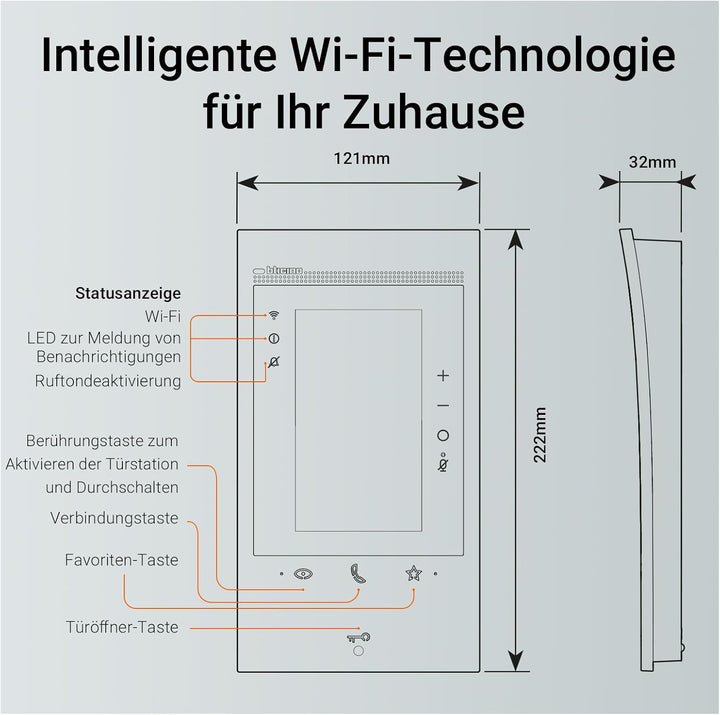 BTICINO, Flex‘ONE-Set Classe 300EOS with Netatmo in Schwarz & Linea 3000 in Schwarz, smarte Wi-Fi-Vi