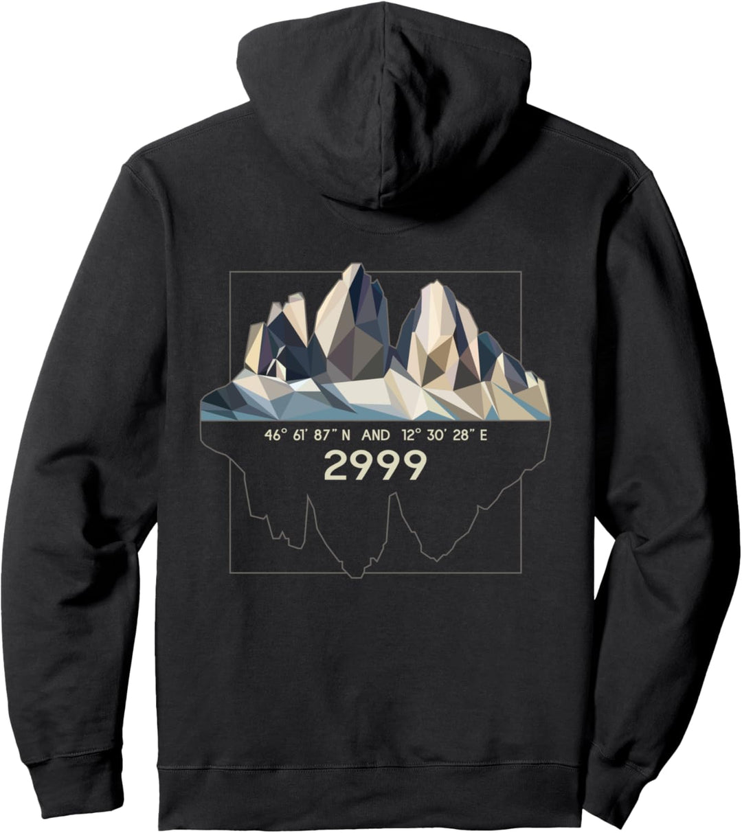 Dolomiten Drei Zinnen Tre Cime Lavaredo Bergsteiger Wandern Pullover Hoodie