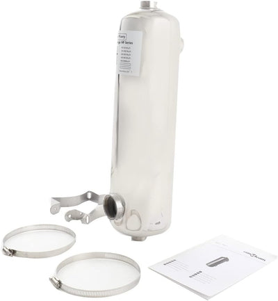 YILIKISS Edelstahl Schwimmbadheizer 60Kw Edelstahl Schwimmbad Wärmetauscher Pool Wärmetauscher 250 L