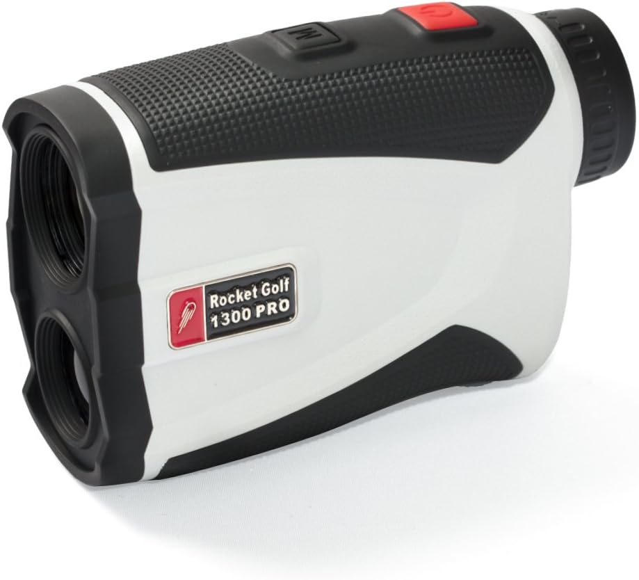 Golflaser.de - Golf Laser Entfernungsmesser Birdie 1300 Pro White - FlagFinder - 1300m Reichweite -