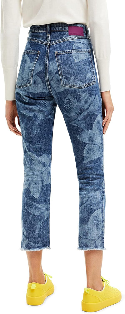 Desigual Damen Jeans 34 Blau, 34 Blau