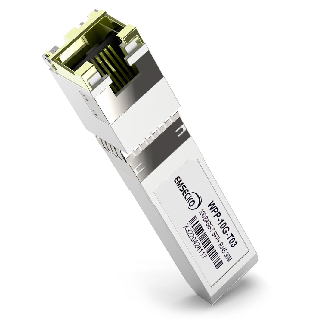 EMSECKO 10Gb SFP+ 30M, Kompatibel mit Cisco SFP-H10GB-CU50CM, Ubiquiti, Netgear, D-Link, TP-Link, QN