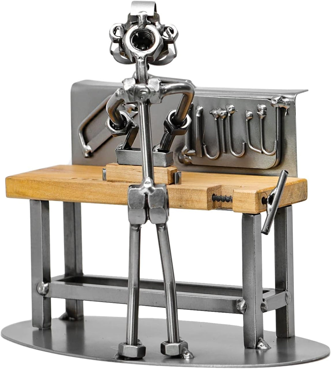 metalman24 Schraubenmännchen Tischler Schreiner I Handarbeit I Geschenkidee I Metallfigur I Metallmä