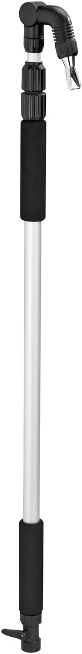 Orbit 58543 Teleskop-Reinigungsstab für Dachrinnen, silberfarben, Reinigungsstab