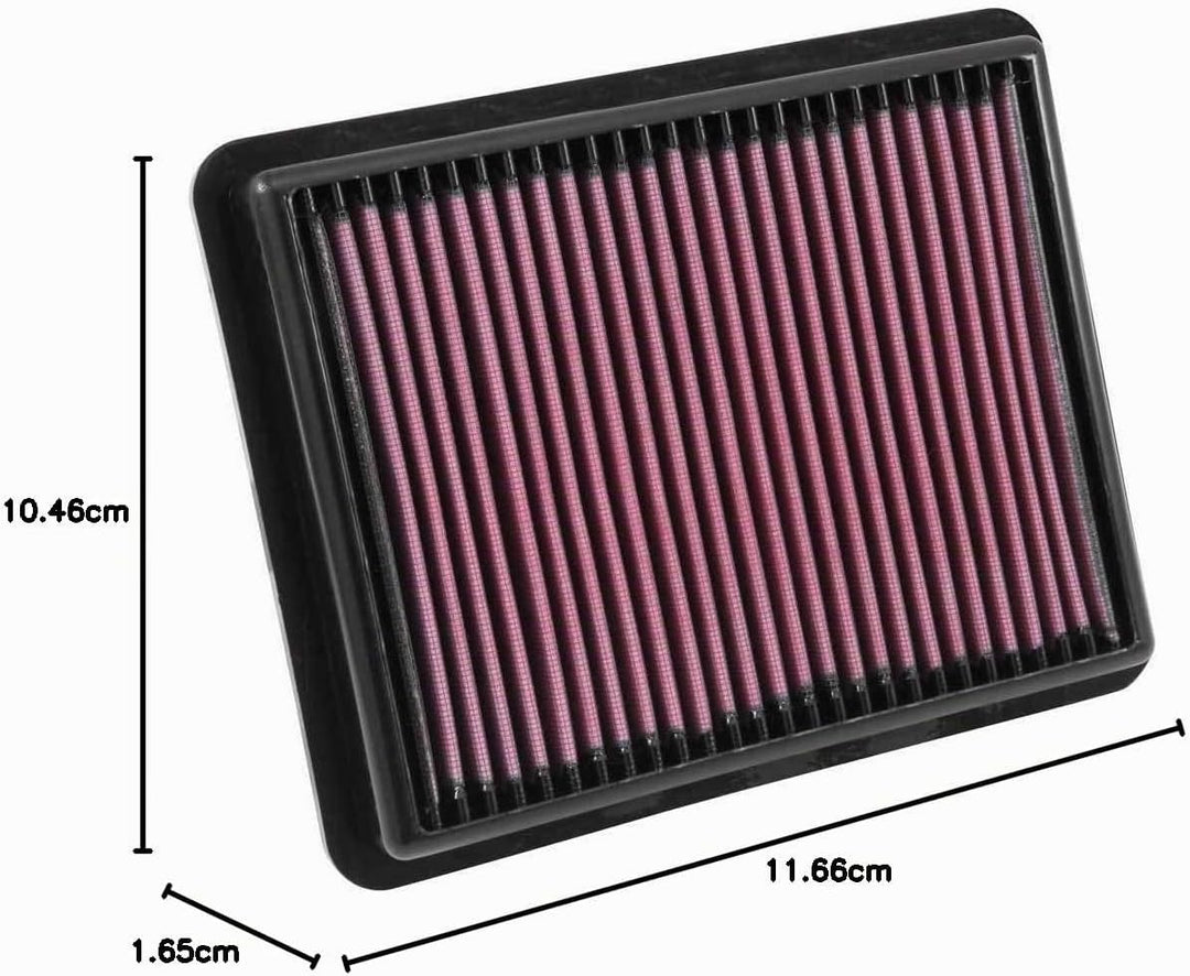 K&N 33-3024 Motorluftfilter: Hochleistung, Prämie, Abwaschbar, Ersatzfilter,Erhöhte Leistung, 2012-2