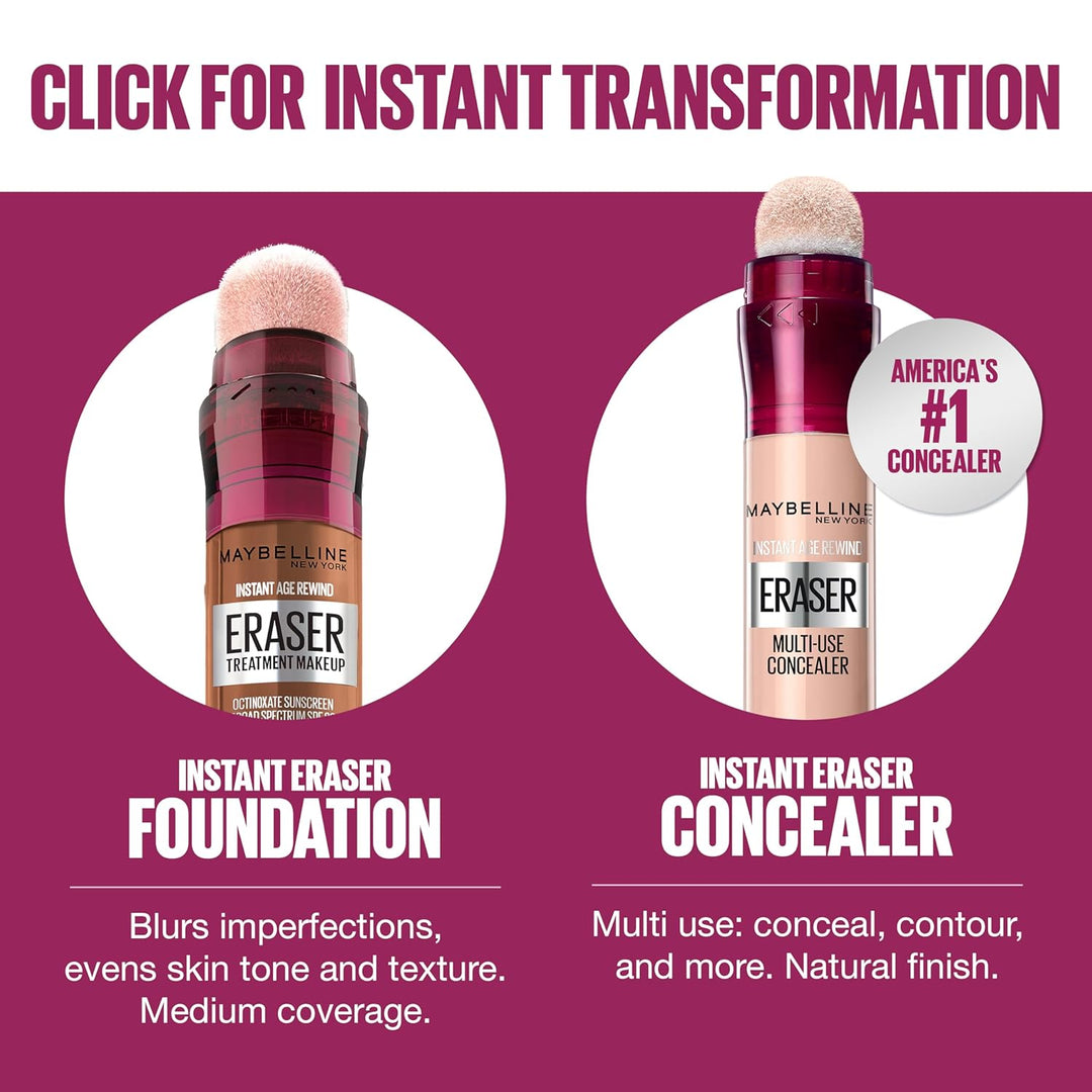 MAYBELLINE Instant Age Rewind Eraser Treatment Makeup - Creamy Natural 20 ml (1er Pack) beige, 20 ml