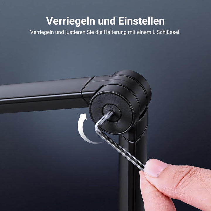 NEEWER BASICS Mikrofon Boom Arm, 78cm flexibler Microphone Tischständer Halterung, kompatibel mit Bl
