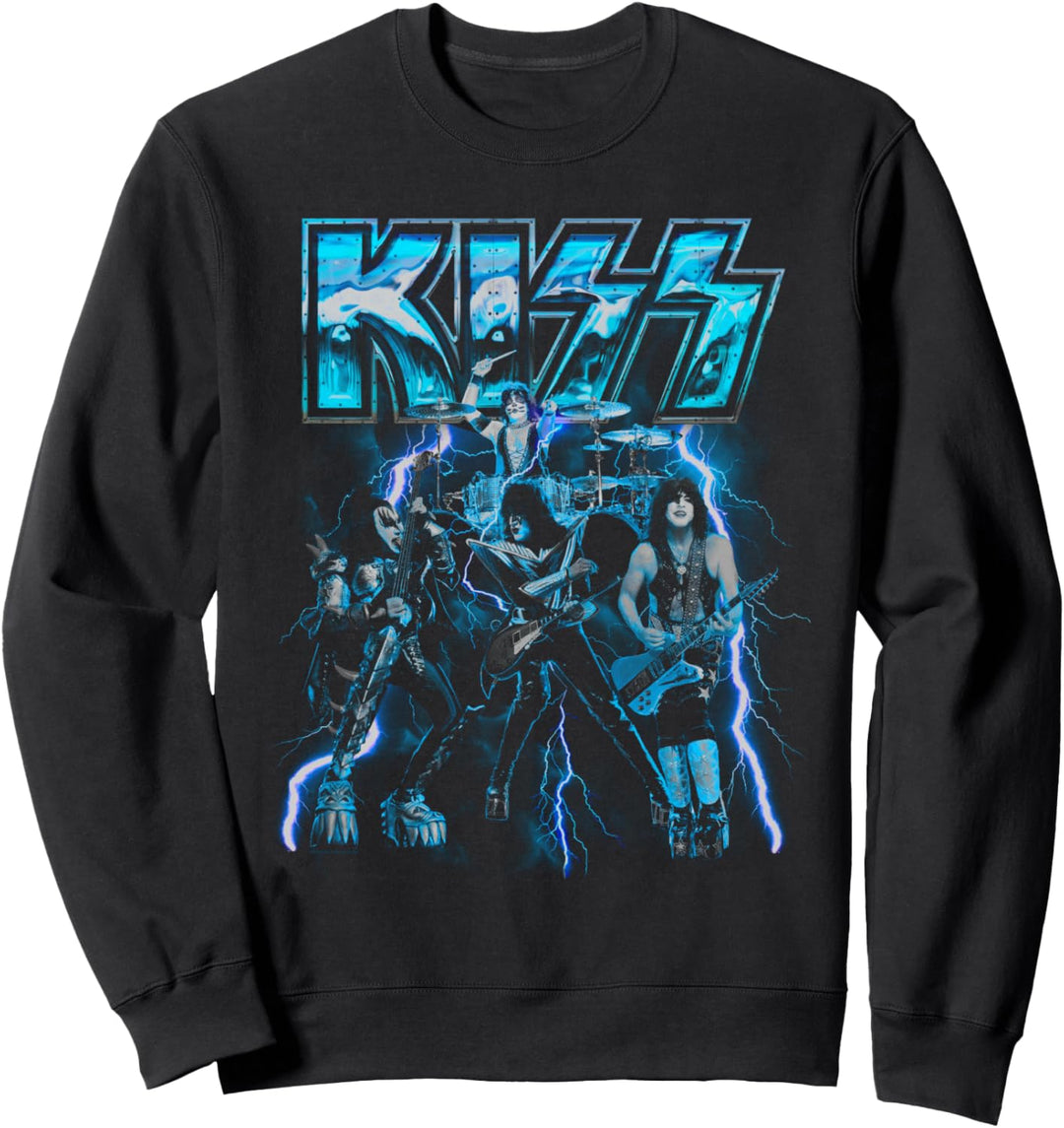 KISS - Blauer Blitz Sweatshirt