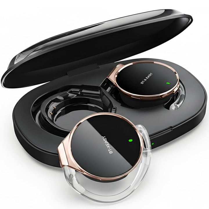 Micool Open Ear Kopfhörer Bluetooth 5.4 mit 4-Mikrofon ENC, Sport Ohrhörer Clip On, Leicht & Komfort