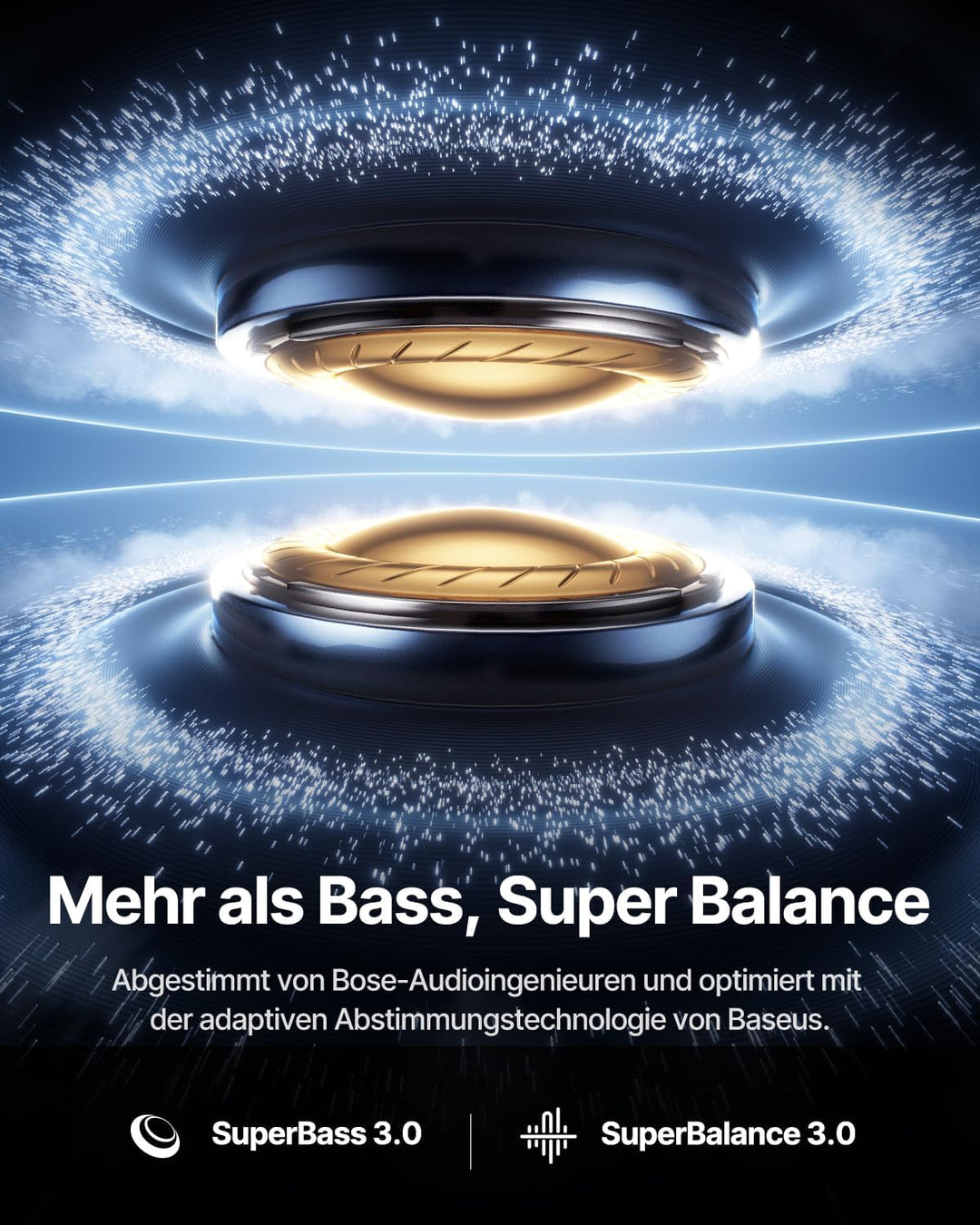 Baseus Inspire XP1 In-Ear Kopfhörer Bluetooth, Sound by Bose, Earbuds mit -50 dB Adaptive Geräuschun