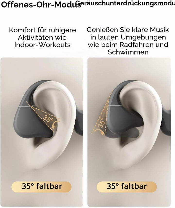 NANK Runner Diver2 Pro Schwimmkopfhörer, IP69 wasserdichte Knochenleitungskopfhörer, Open-Ear-Sport-