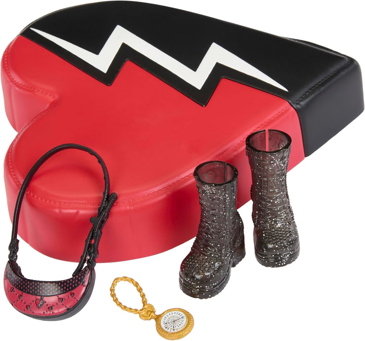 Mattel Disney Descendants 4: The Rise of Red, Schrank-Spielset mit exklusiver Kleidung &amp; Zubehör, Re