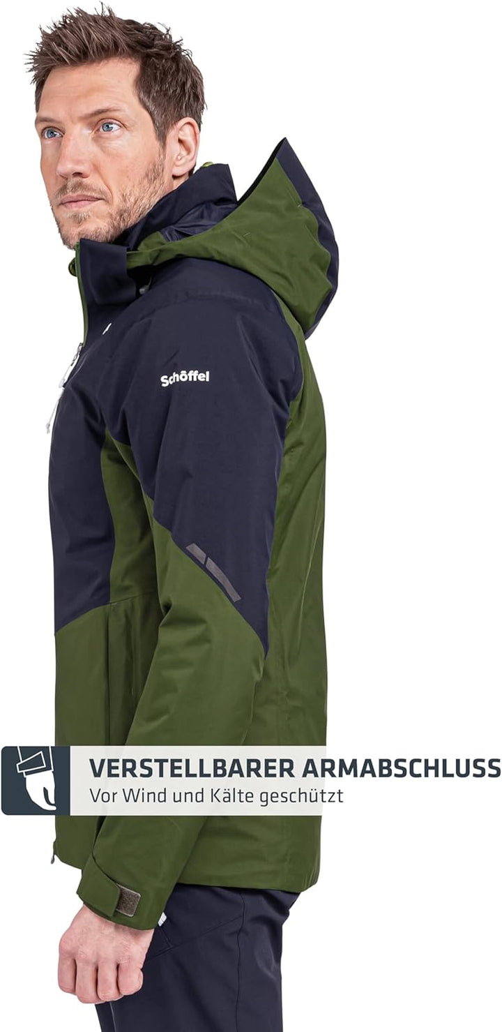 Schöffel Herren Gaschurn 2l Jacke Regenjacke Hardshelljacke 46 navy blazer, 46 navy blazer