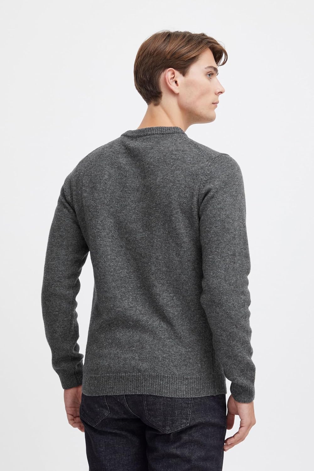 CASUAL FRIDAY Herren Karl Crew Neck Bounty Knit Pullover XL Pewter Mix (50817), XL Pewter Mix (50817