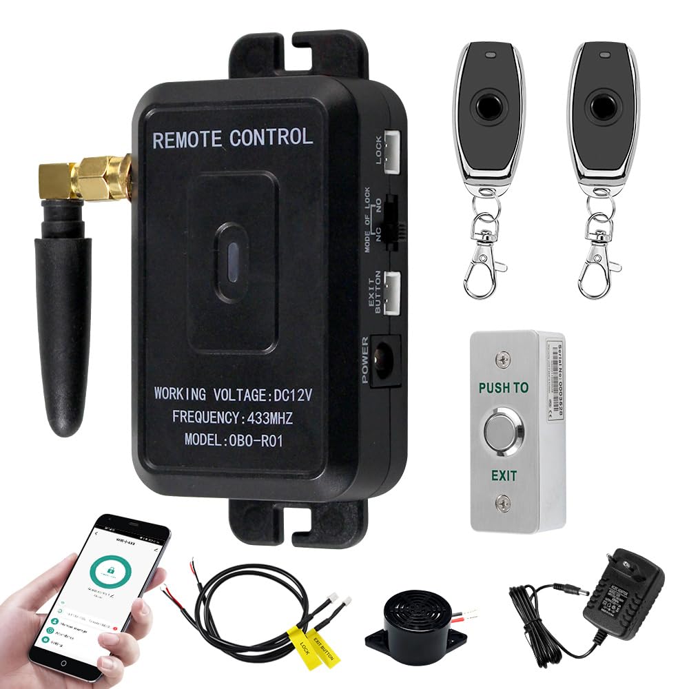 WiFi Tuya Tür Access Control System Kit Drahtlose Tor Türöffner Fernbedienung Entsperren Smartphone
