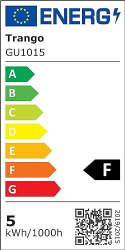 Trango 4-flammig 2890-048-5W LED Deckenleuchte *OSCAR* inkl. 4x 5 Watt GU10 LED Leuchtmittel in Chro