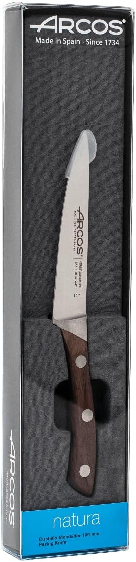 Arcos Serie Natura - Schälmesser - Klinge aus Nitrum geschmiedetem Edelstahl 100 mm - HandGriff Rose