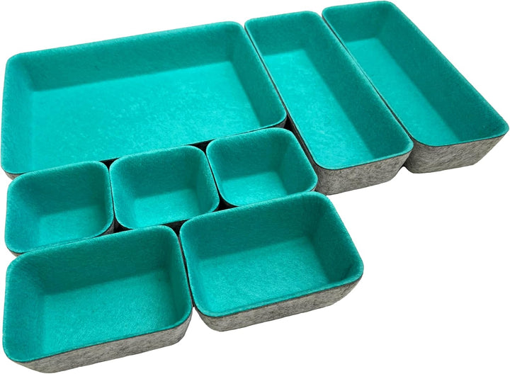 Schubladen-Organizer, 8 Stück Büro Organizer, Aufbewahrungs-Box, Make-up, Utensilien Stauraum Wohnzi