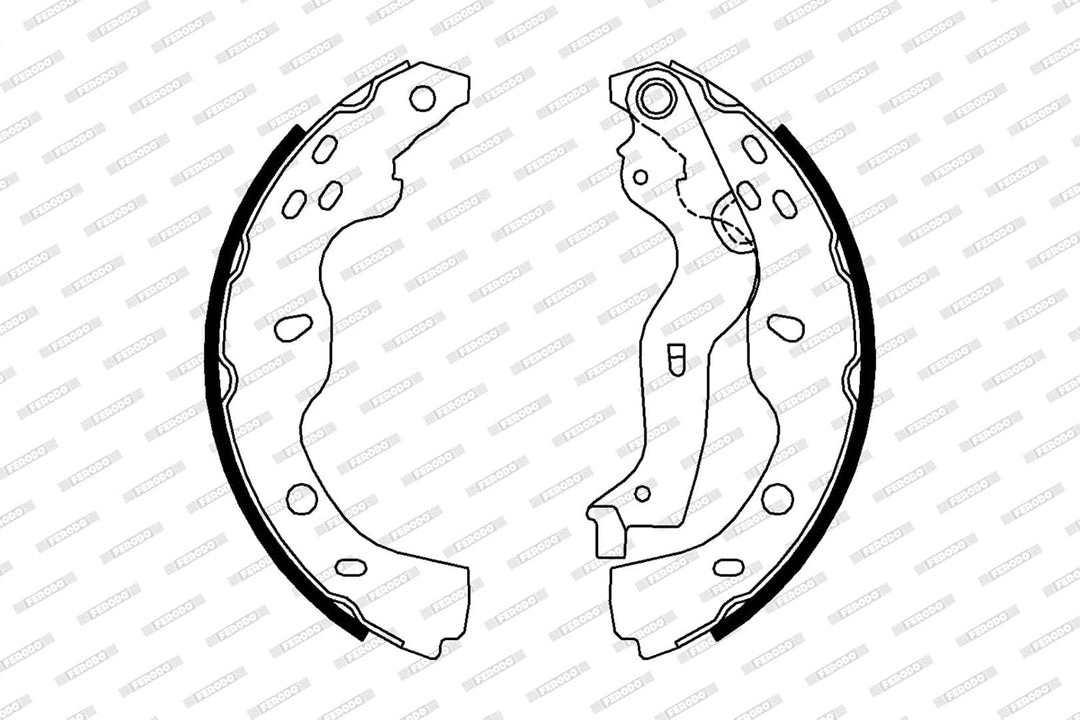 FERODO FSB691 Bremsbackensatz PREMIER - (4 Stück)