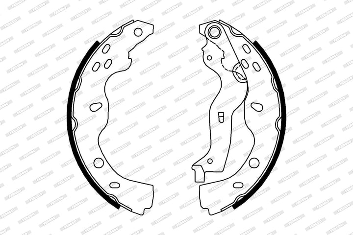 FERODO FSB691 Bremsbackensatz PREMIER - (4 Stück)