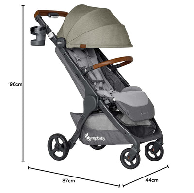 Ergobaby Metro+ Deluxe Kinderwagen Buggy mit Liegefunktion, Premium Kinder-Buggy ab Geburt bis 22kg,
