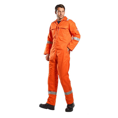 Portwest Bizweld Iona FR Overall, Grösse: XL, Farbe: Orange, BIZ5ORRXL