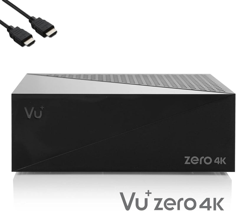 VU Zero 4K - UHD HDR Sat Receiver mit 1x DVB-S2X Tuner, E2 Linux Smart Receiver, YouTube, CI + Karte