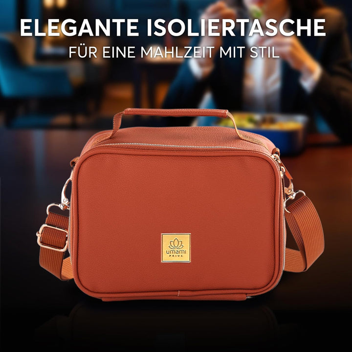 Umami Premium Kühltasche Klein, Lunchbag für Arbeit, Reisen, Büro, Picknick, Mini-Lunchbag Isoliert