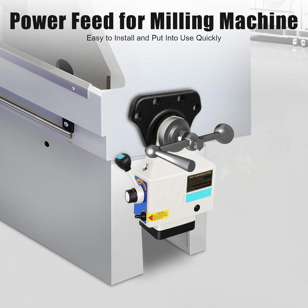 SHZICMY X-Axis Feed-Fräsen 220V Fräsmaschinen Frästischvorschub Tischvorschub Werkzeugsatz Power Tab