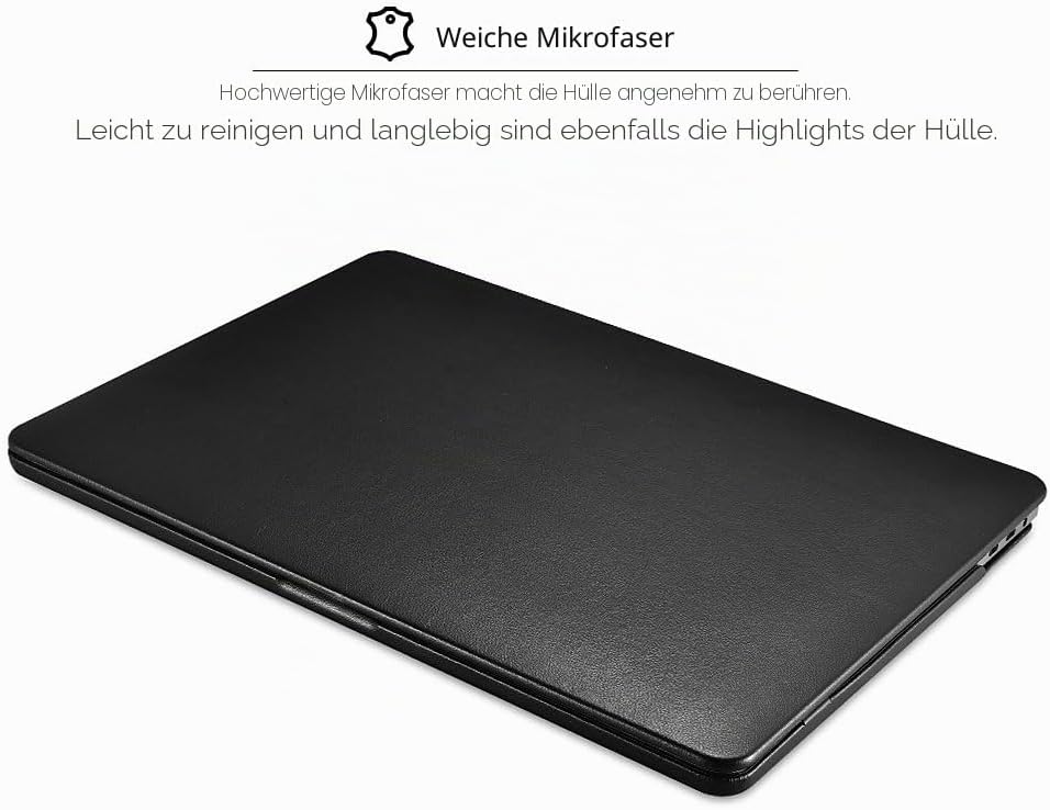 ICARER MacBook Pro 13 Lederhülle 2022 M2 2020 2019 2018 2017 2016 Ultra Slim Leder Tasche Leder Hüll