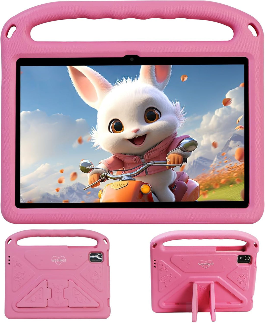 Kinder-Tablet, 10-Zoll-Tablet für Kinder, Android 14, Kleinkind-Tablet, 8 (4 + 4) GB RAM, 128 GB ROM