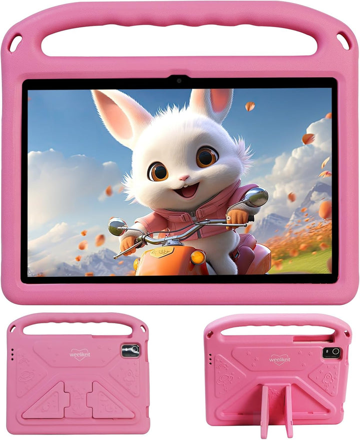 Kinder-Tablet, 10-Zoll-Tablet für Kinder, Android 14, Kleinkind-Tablet, 8 (4 + 4) GB RAM, 128 GB ROM