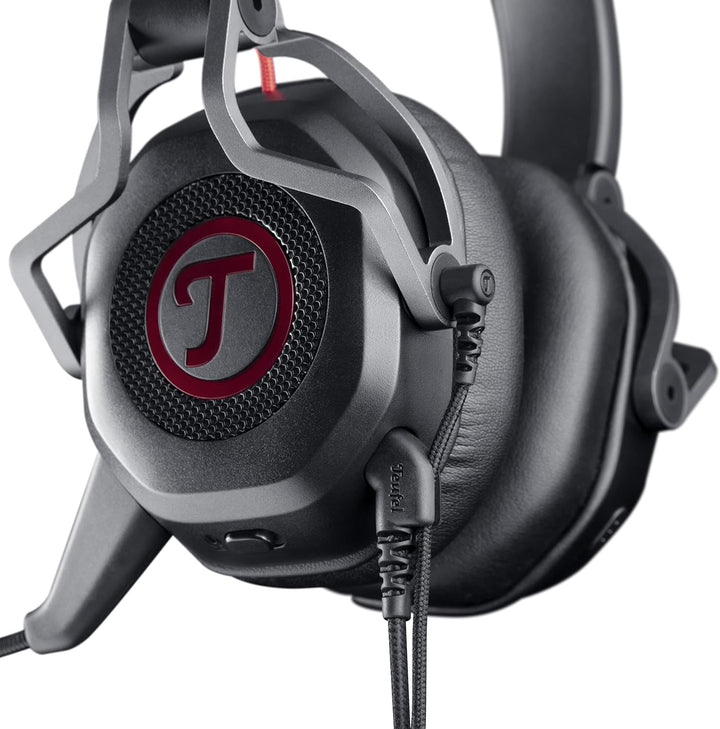 Teufel CAGE - Gaming Kopfhörer mit 7.1.-Surround-Sound-Algorithmus, HD-Mikrofon, Robustes Design - s