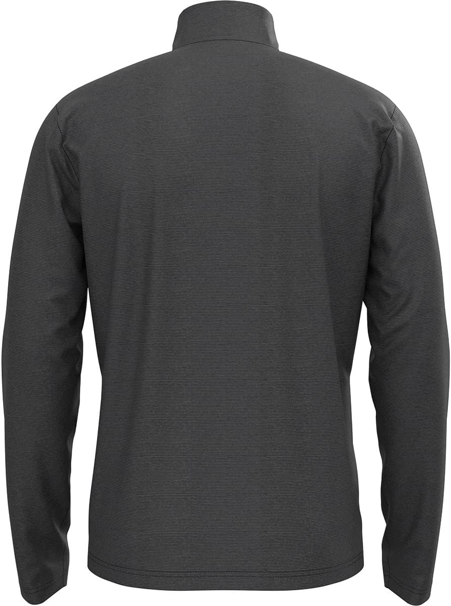 Odlo Herren Roy Jacke Fleecejacke Fleecepullover S Shale Grey - Black Stripes, S Shale Grey - Black